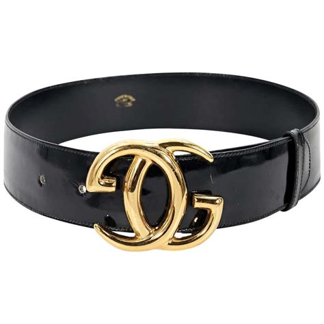 gucci vintage fish steel link belt|pre owned Gucci belts.